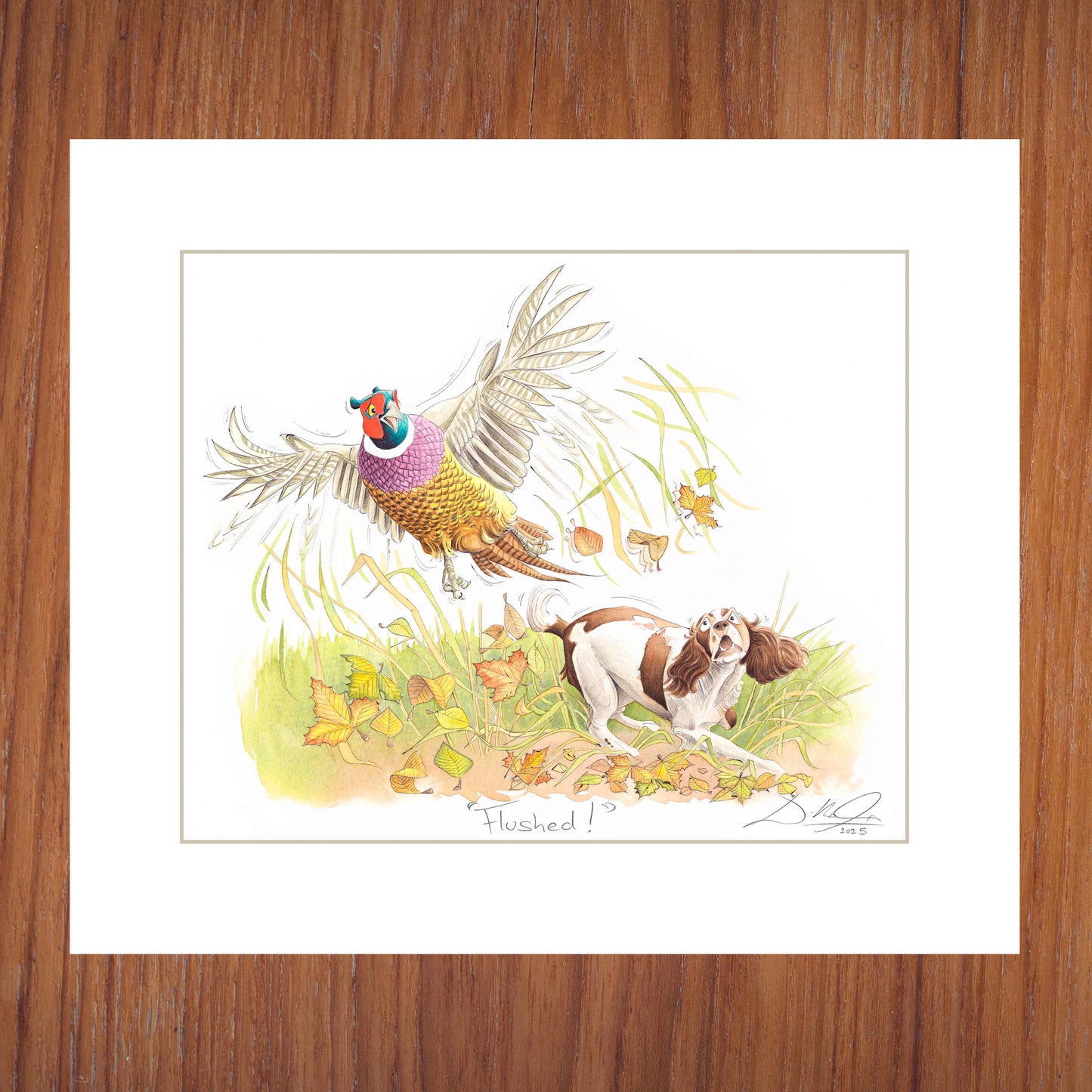 Flushed! - Open Edition Giclee Art Print