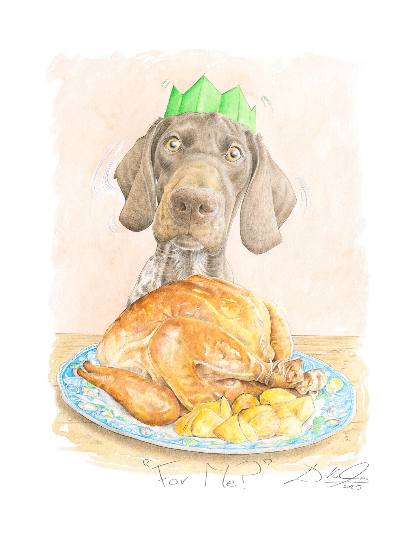 For Me? - Open Edition Giclee Art Print