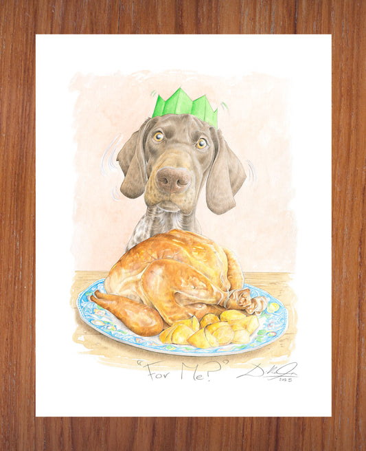 For Me? - Open Edition Giclee Art Print