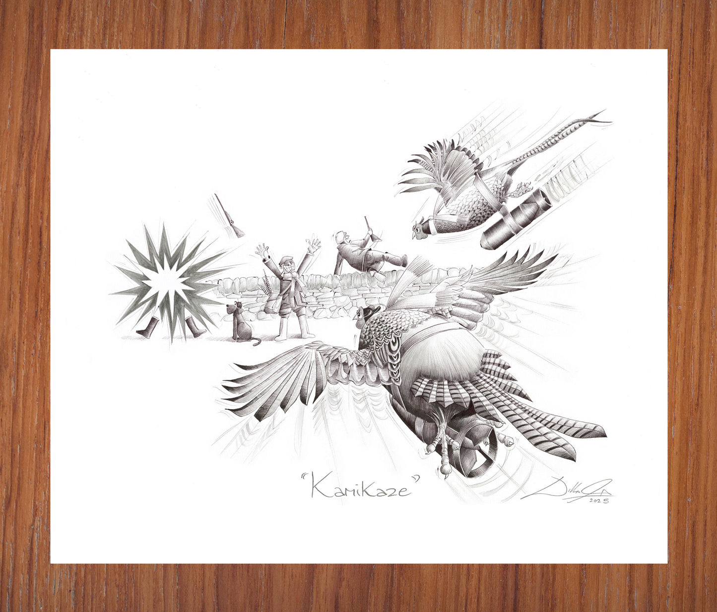Kamikaze - Open Edition Giclee Art Print