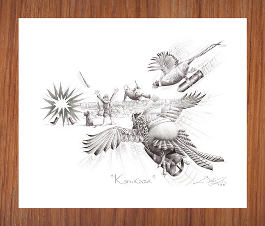 Kamikaze - Open Edition Giclee Art Print