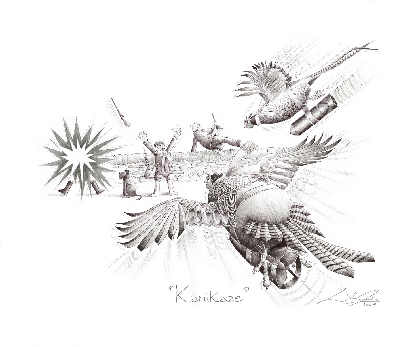 Kamikaze - Open Edition Giclee Art Print
