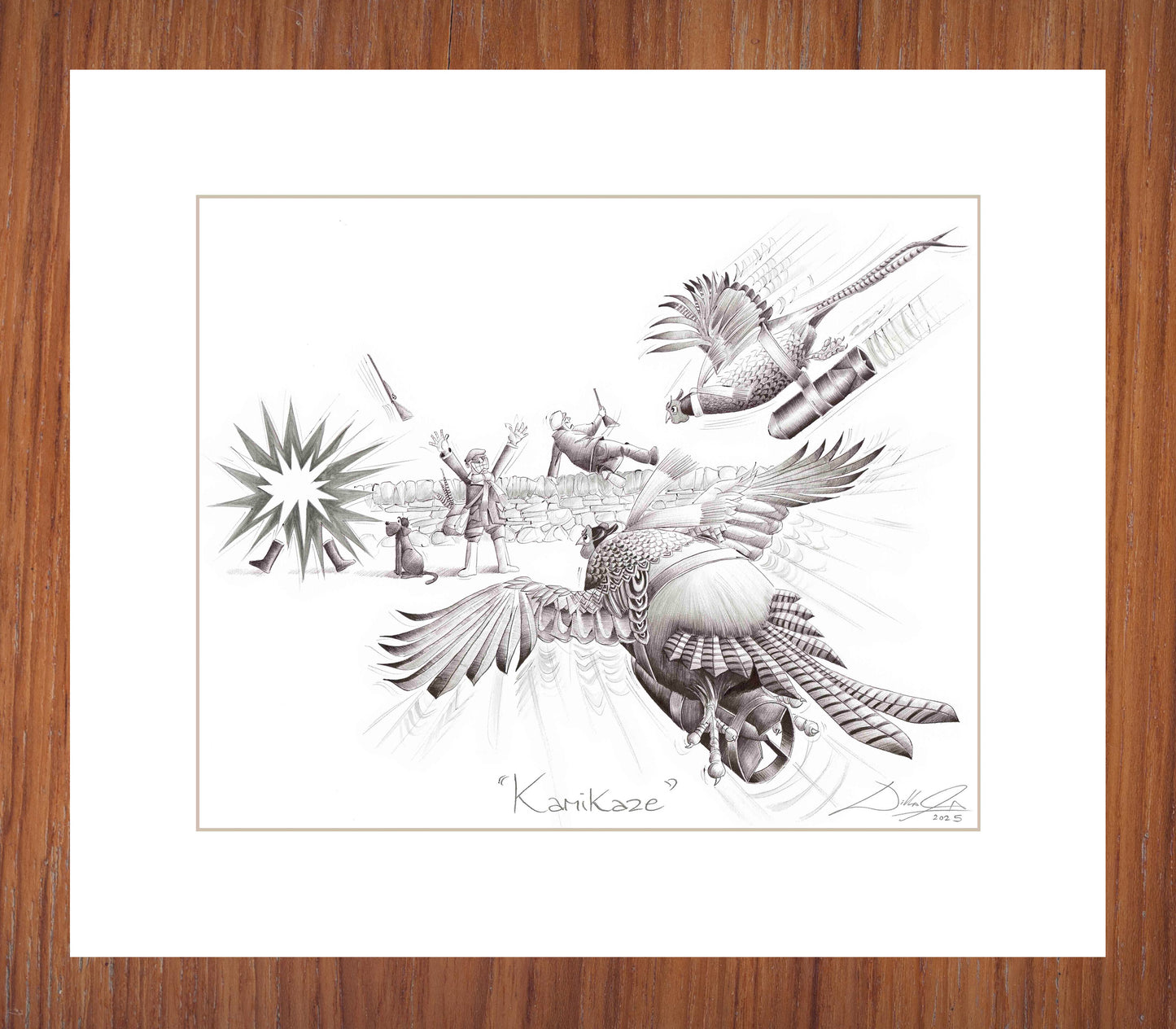 Kamikaze - Open Edition Giclee Art Print