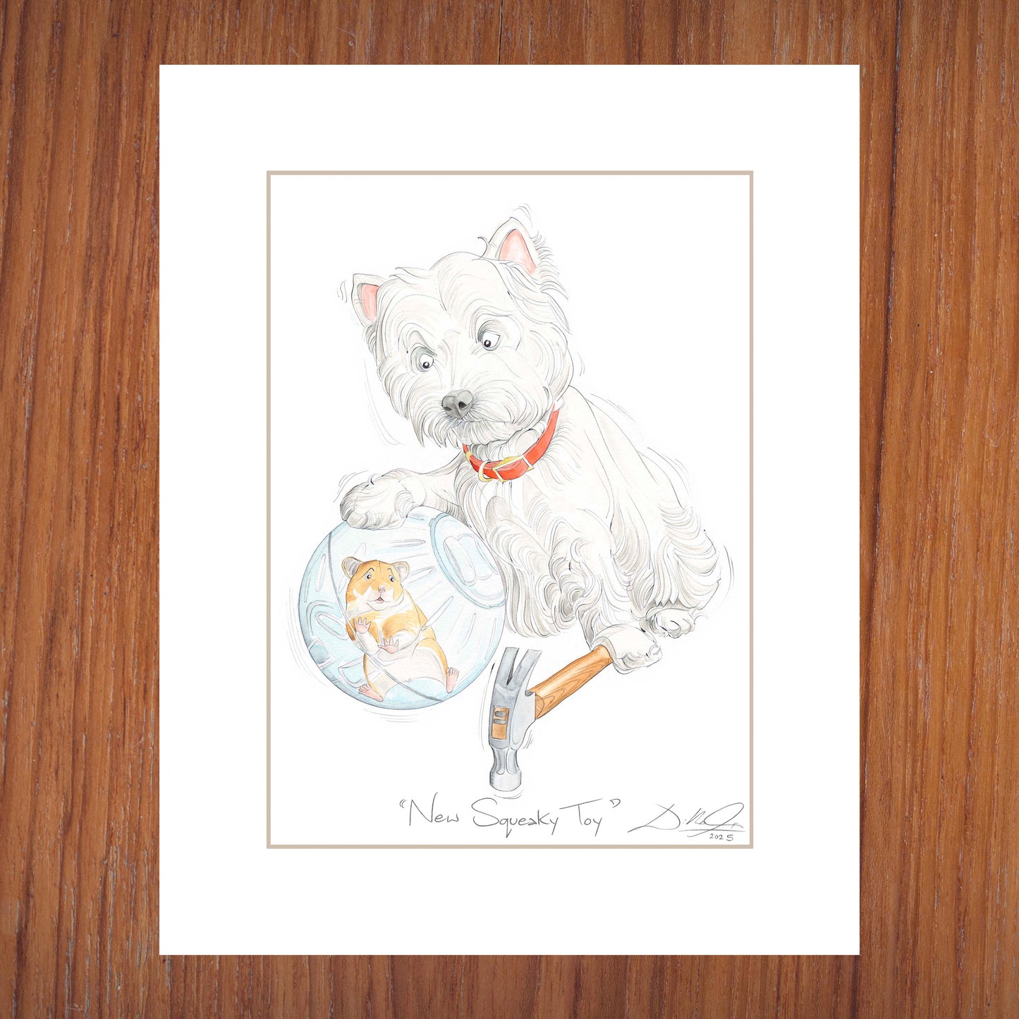 New Squeaky Toy - Open Edition Giclee Art Print