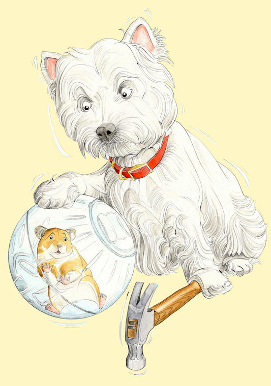 New Squeaky Toy Greetings Card