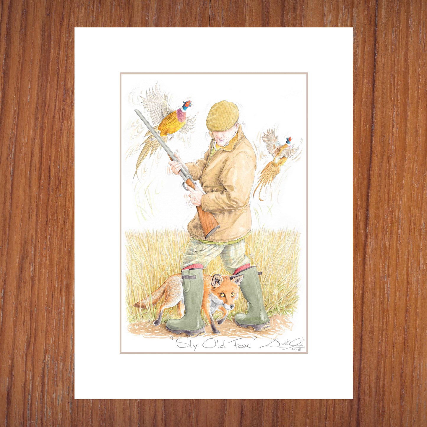 Sly Old Fox - Open Edition Giclee Art Print