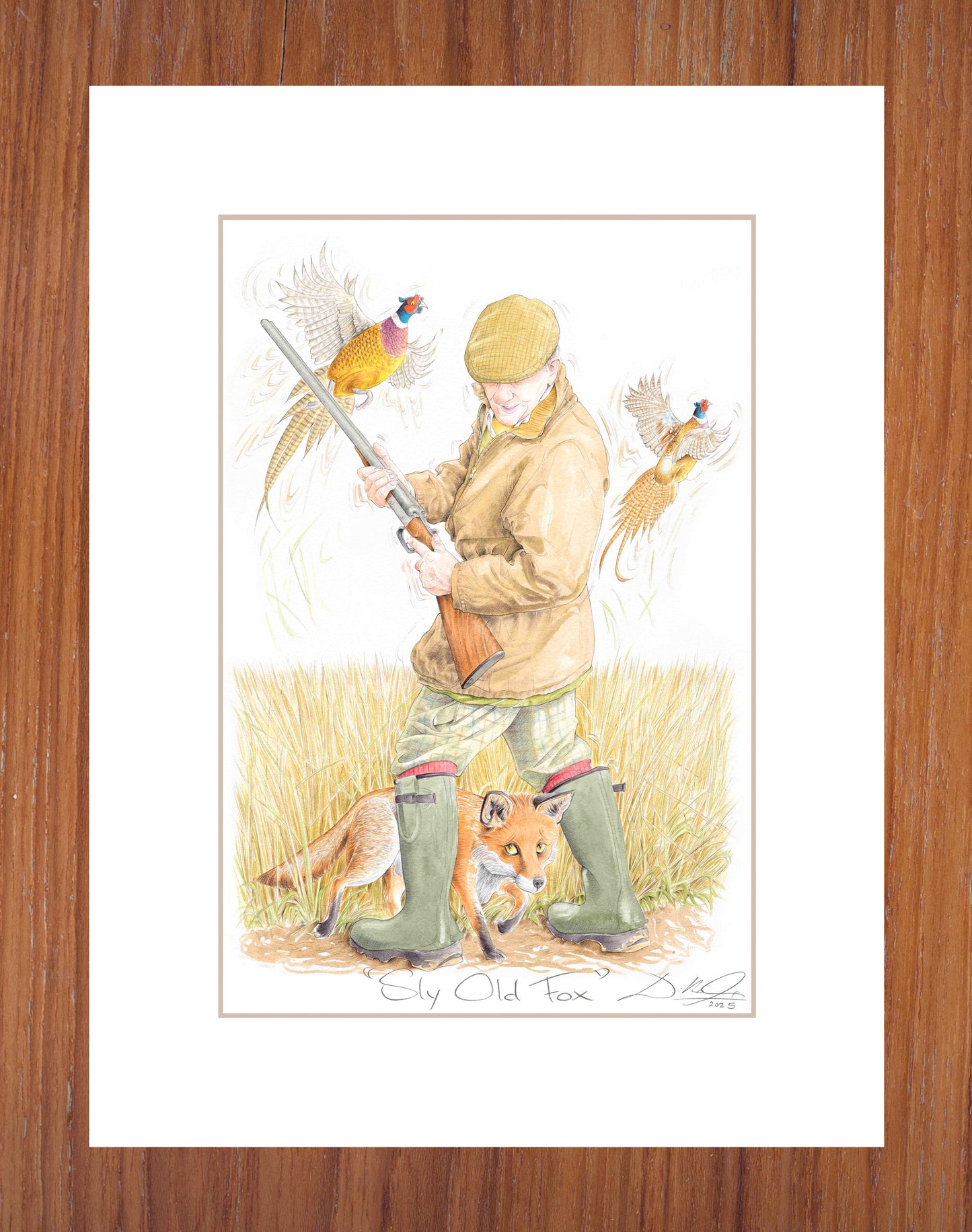 Sly Old Fox - Open Edition Giclee Art Print