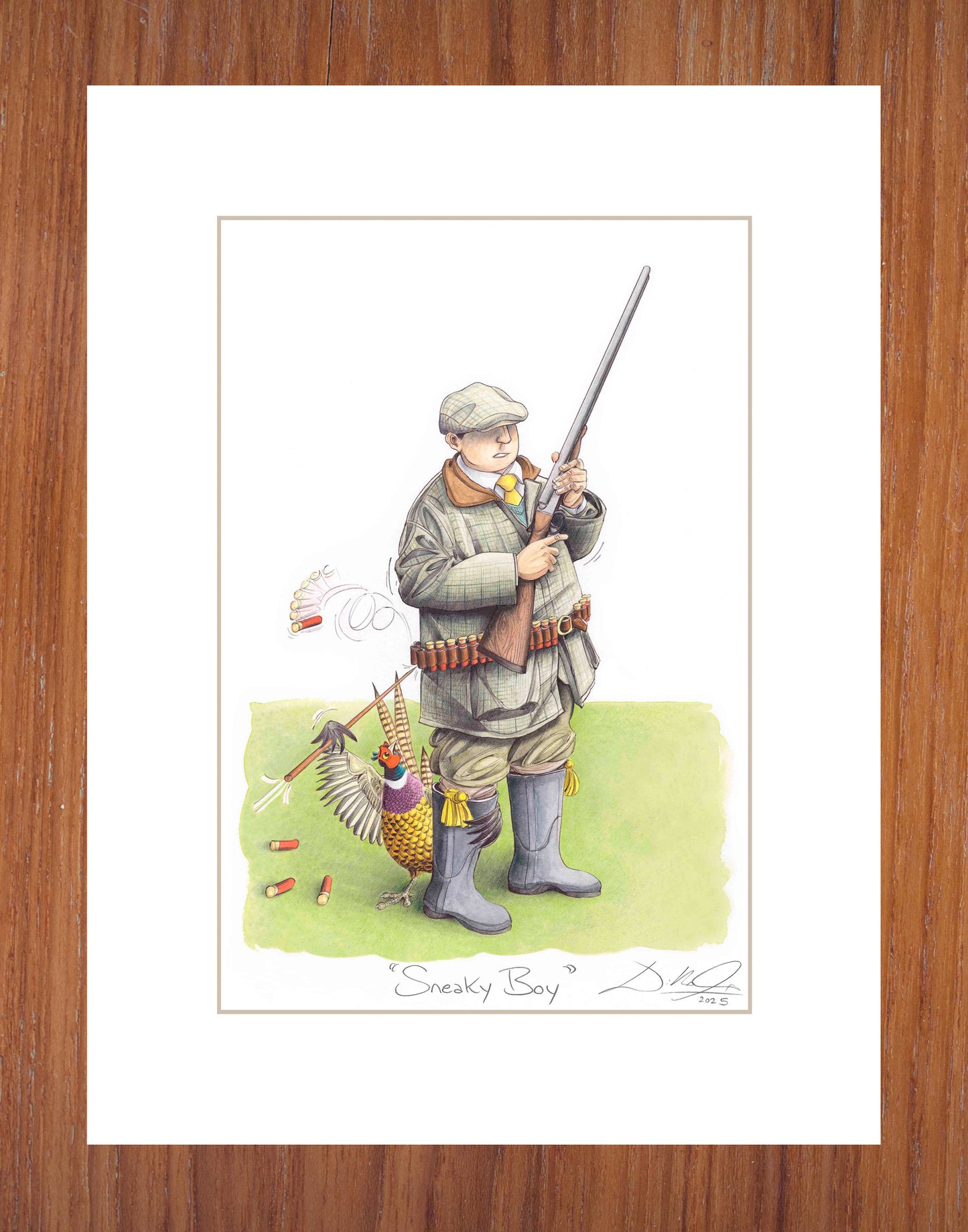 Sneaky Boy - Open Edition Giclee Art Print