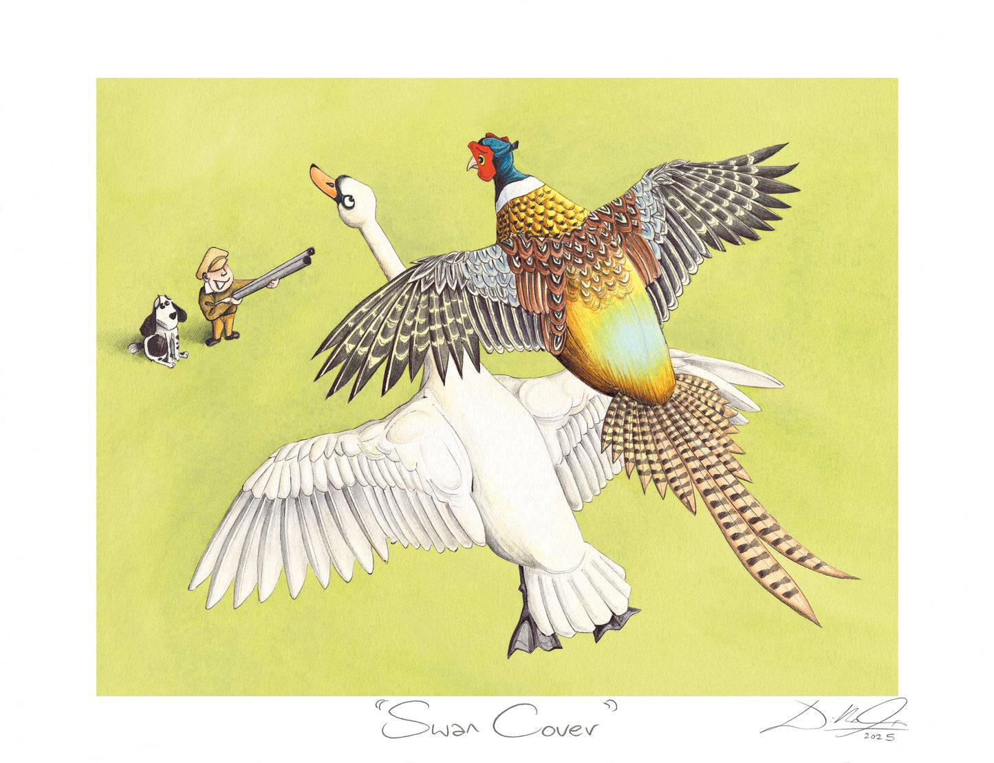 Swan Cover - Open Edition Giclee Art Print