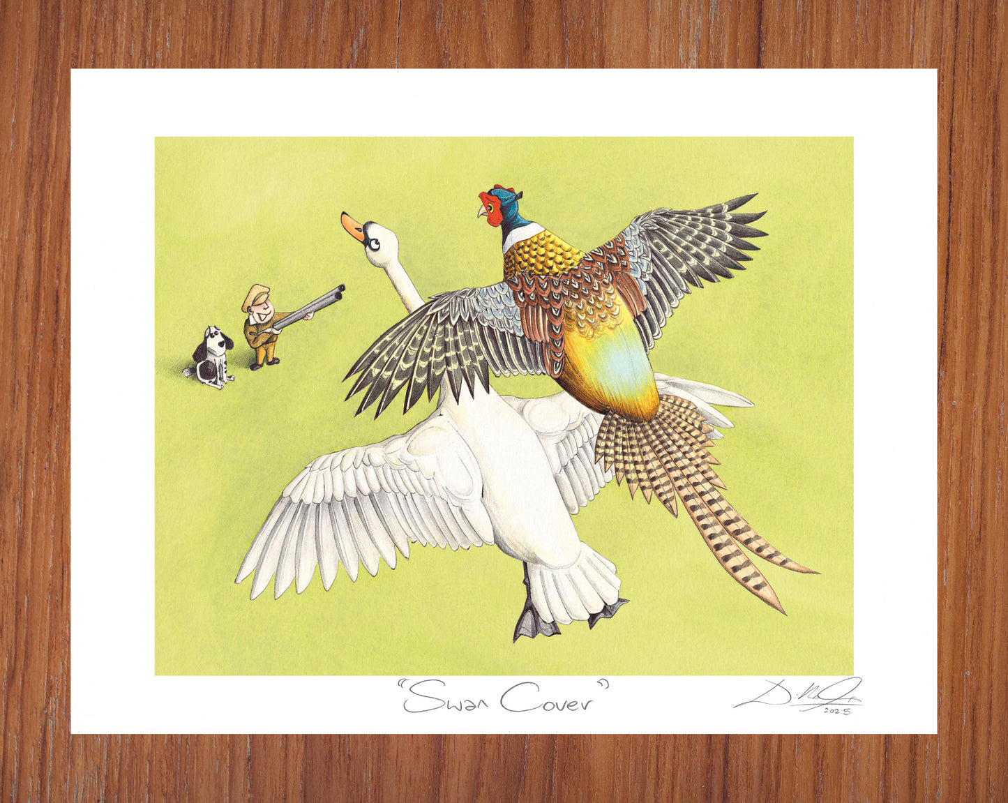 Swan Cover - Open Edition Giclee Art Print