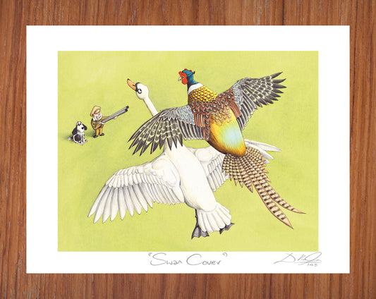Swan Cover - Open Edition Giclee Art Print