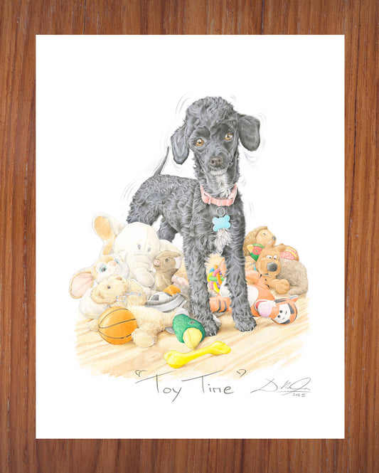 Toy Time - Open Edition Giclee Art Print