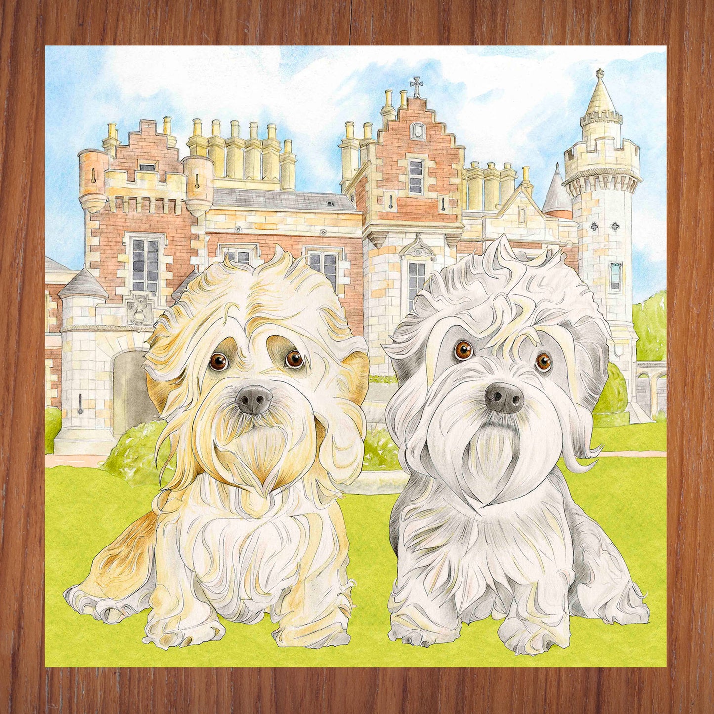Dandies at Abbotsford Greetings Card