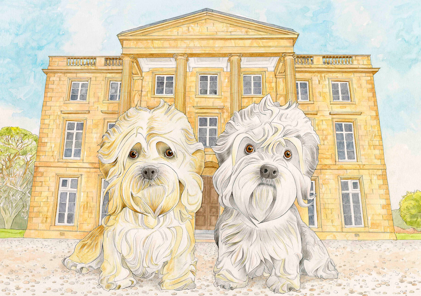 Dandies at The Haining Greetings Card