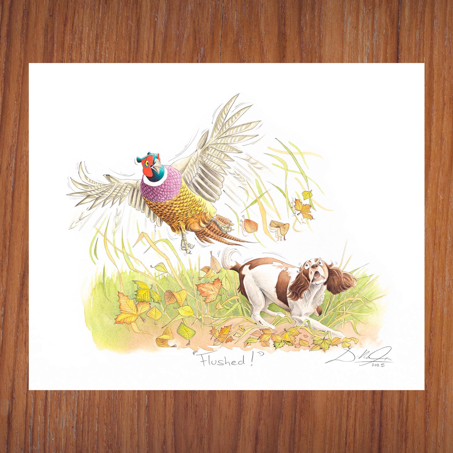 Flushed! - Open Edition Giclee Art Print