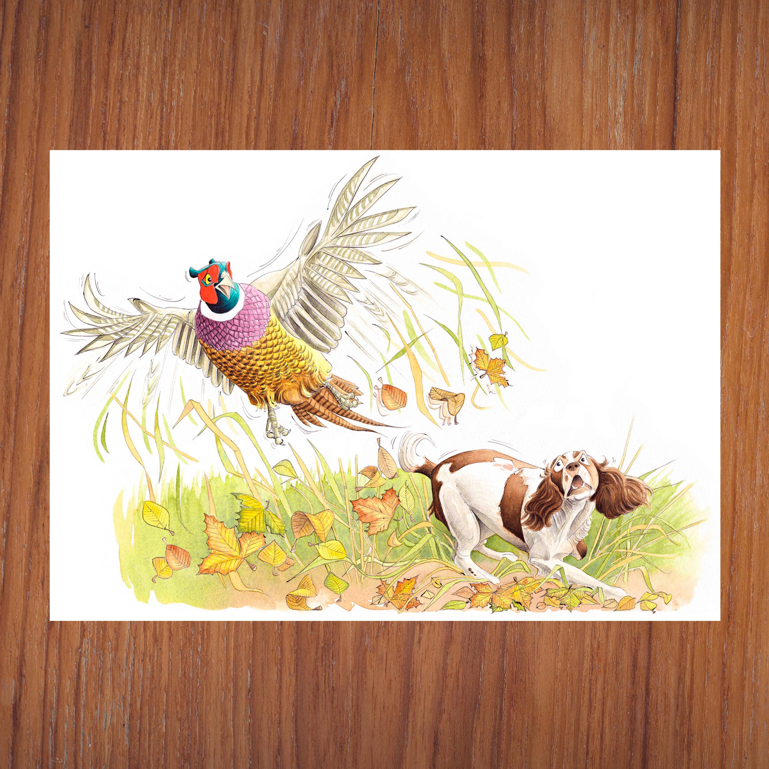 Flushed! Greetings Card – Will Gorman Art