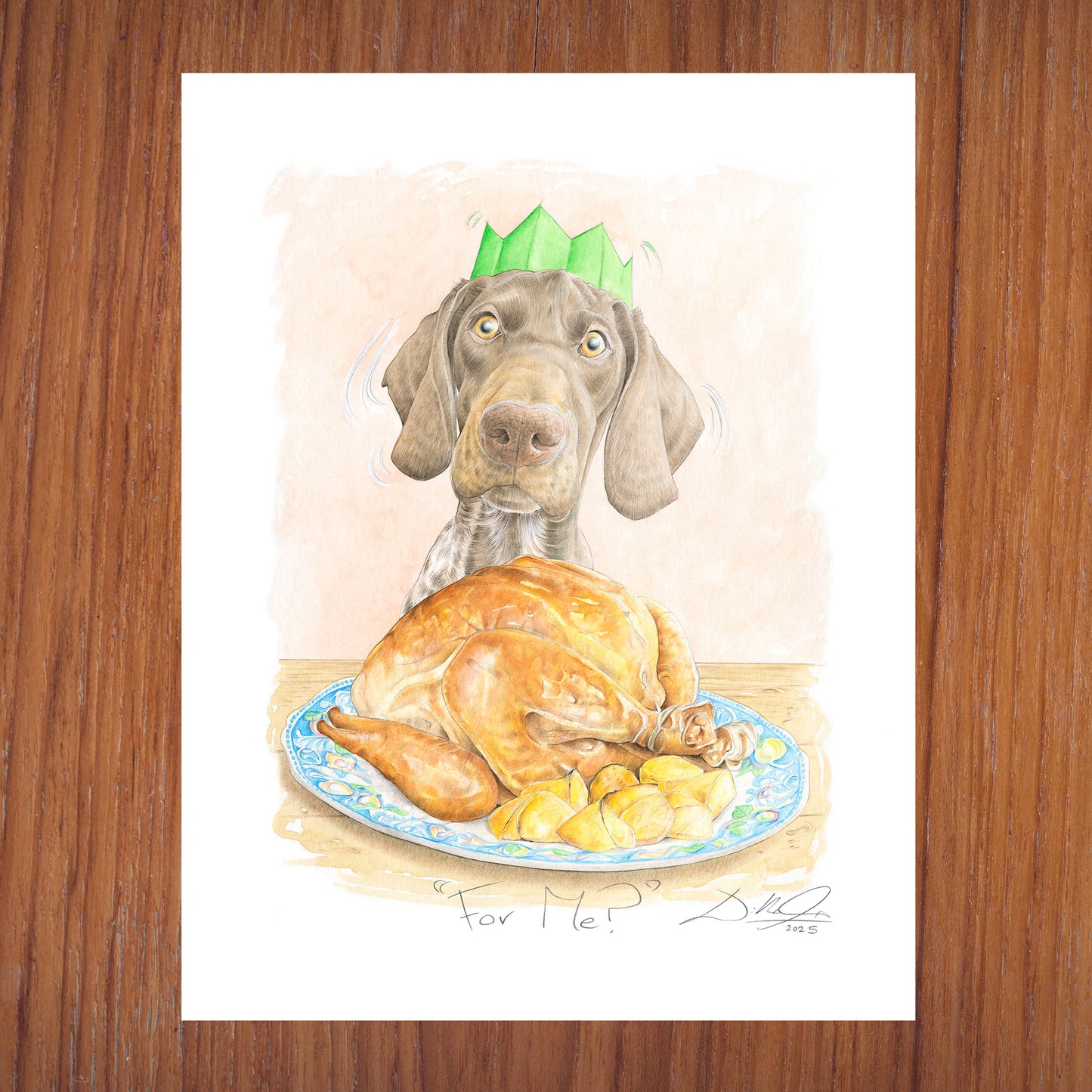 For Me? - Open Edition Giclee Art Print