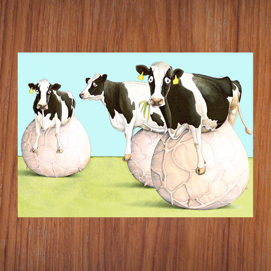 In Need of a Good Milking! Greetings Card