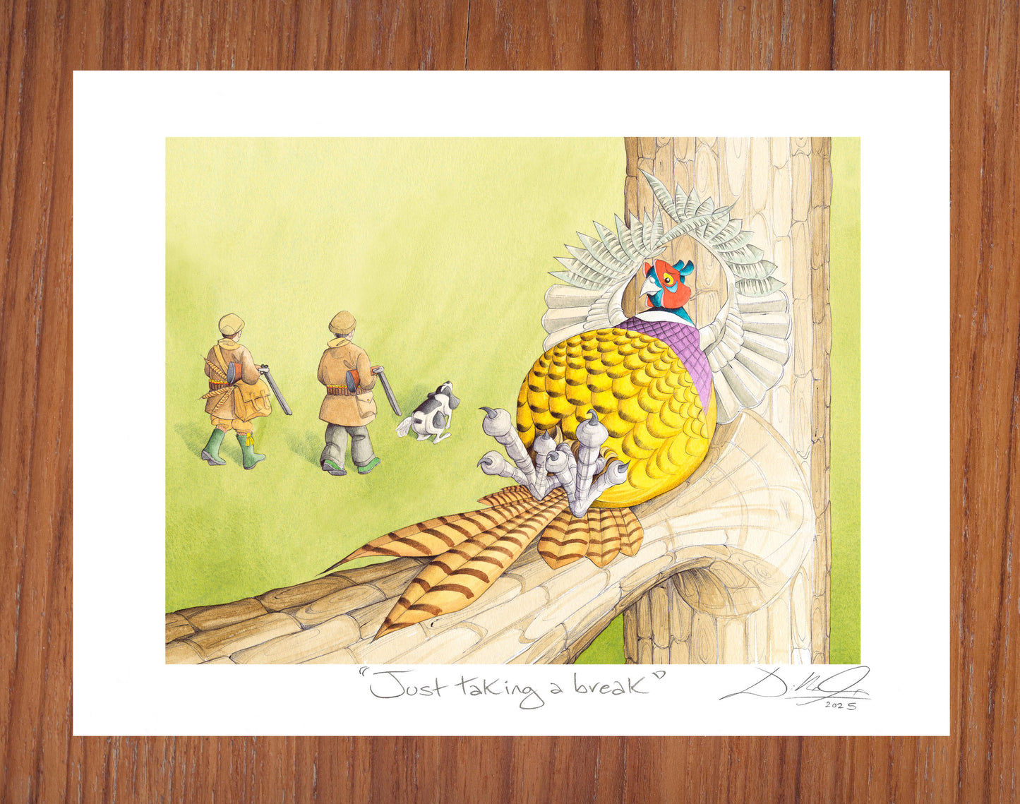 Just taking a break - Open Edition Giclee Art Print