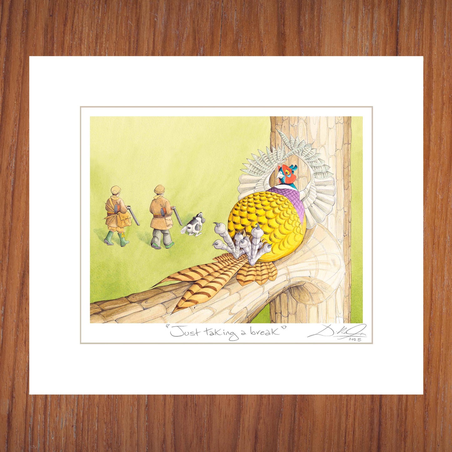 Just taking a break - Open Edition Giclee Art Print