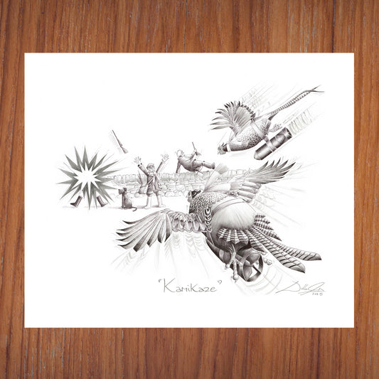 Kamikaze - Open Edition Giclee Art Print