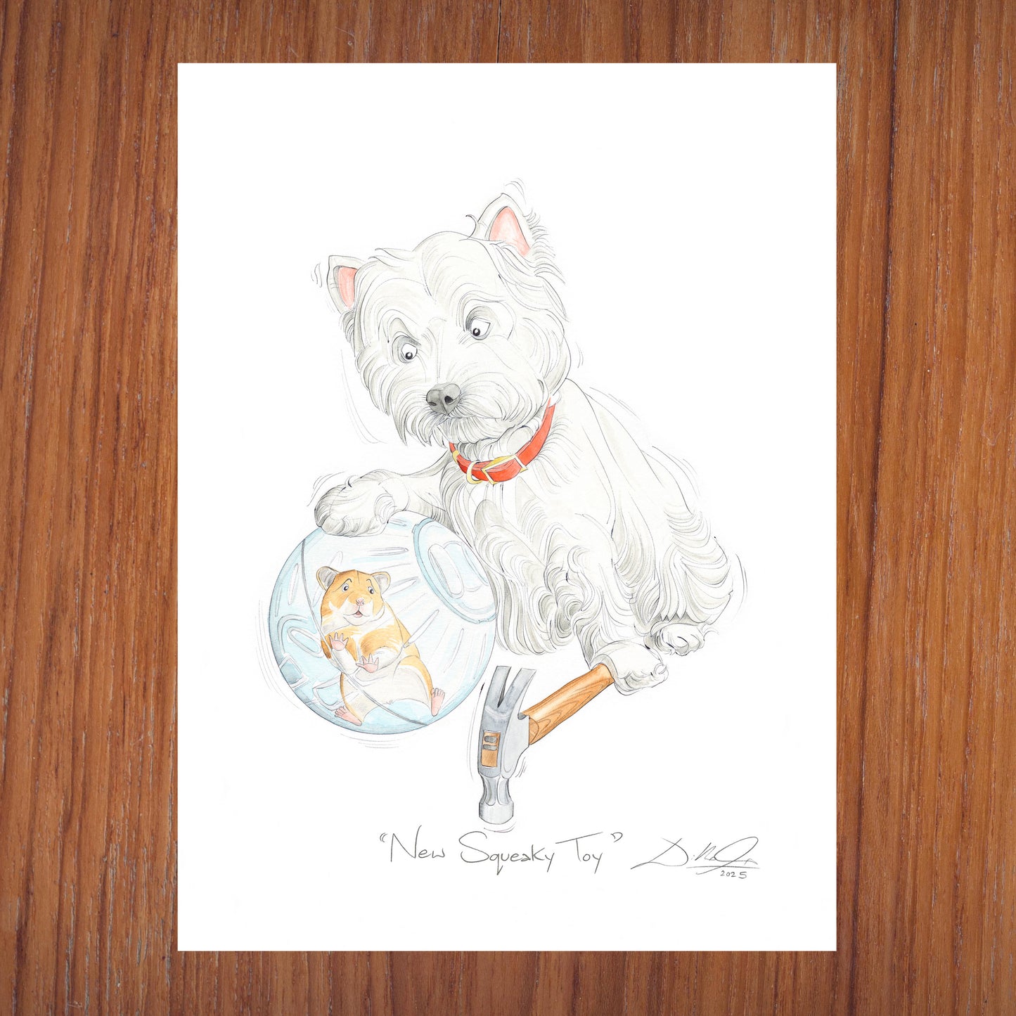 New Squeaky Toy - Open Edition Giclee Art Print