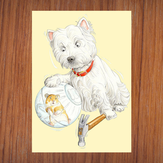 New Squeaky Toy Greetings Card