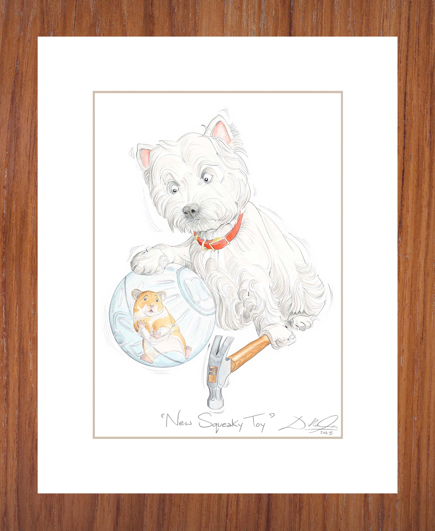 New Squeaky Toy - Open Edition Giclee Art Print