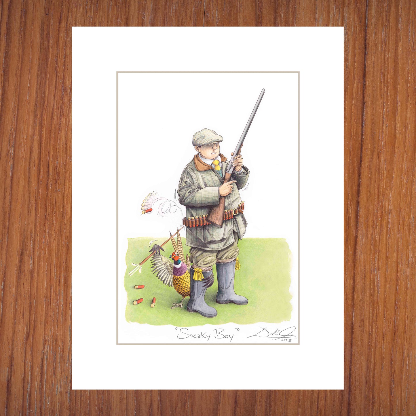 Sneaky Boy - Open Edition Giclee Art Print