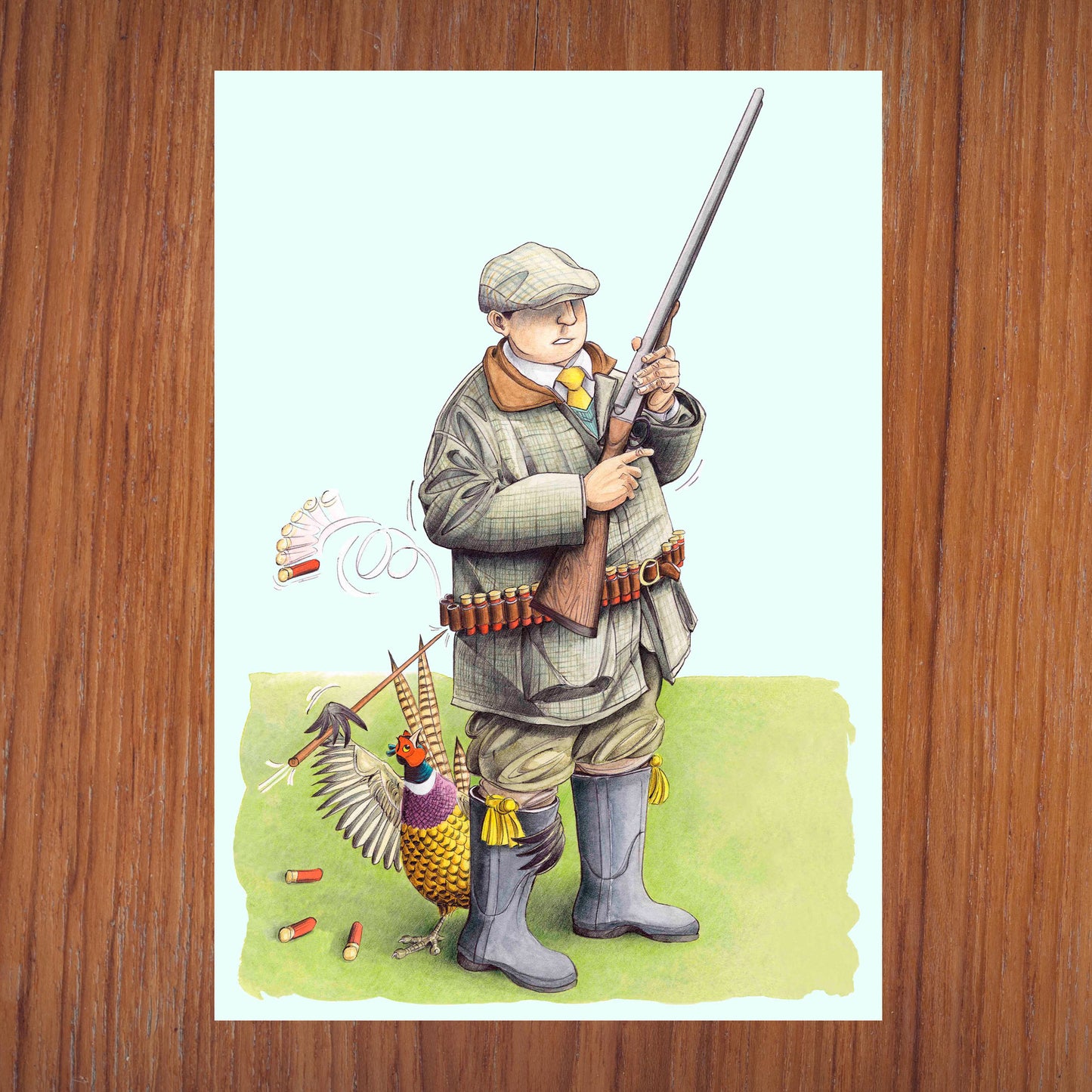 Sneaky Boy Greetings Card