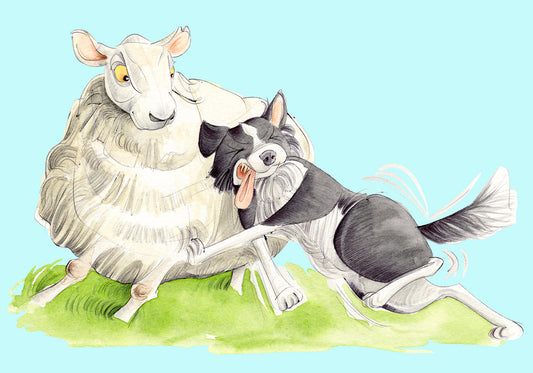 Stubborn Old Ewe Greetings Card