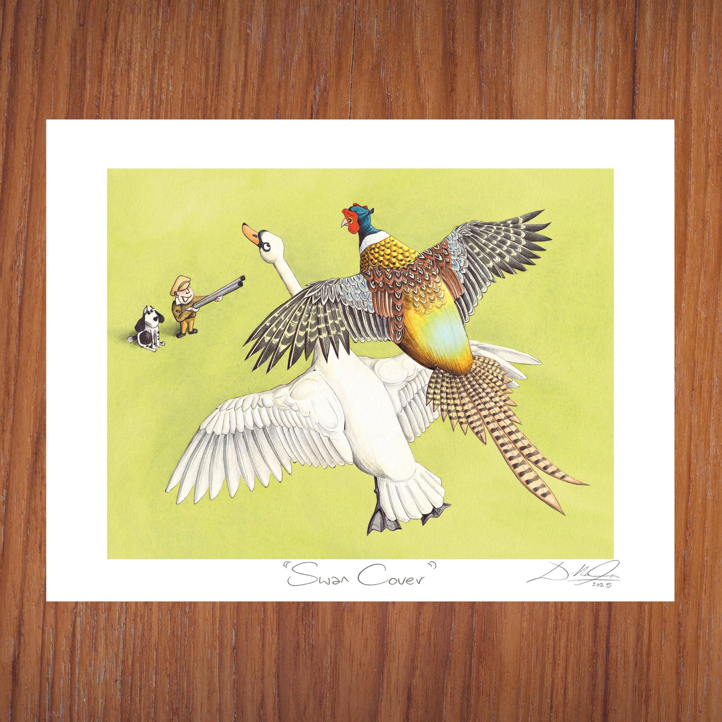 Swan Cover - Open Edition Giclee Art Print