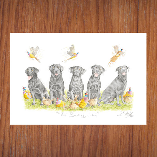 The Beating Line - Open Edition Giclee Art Print